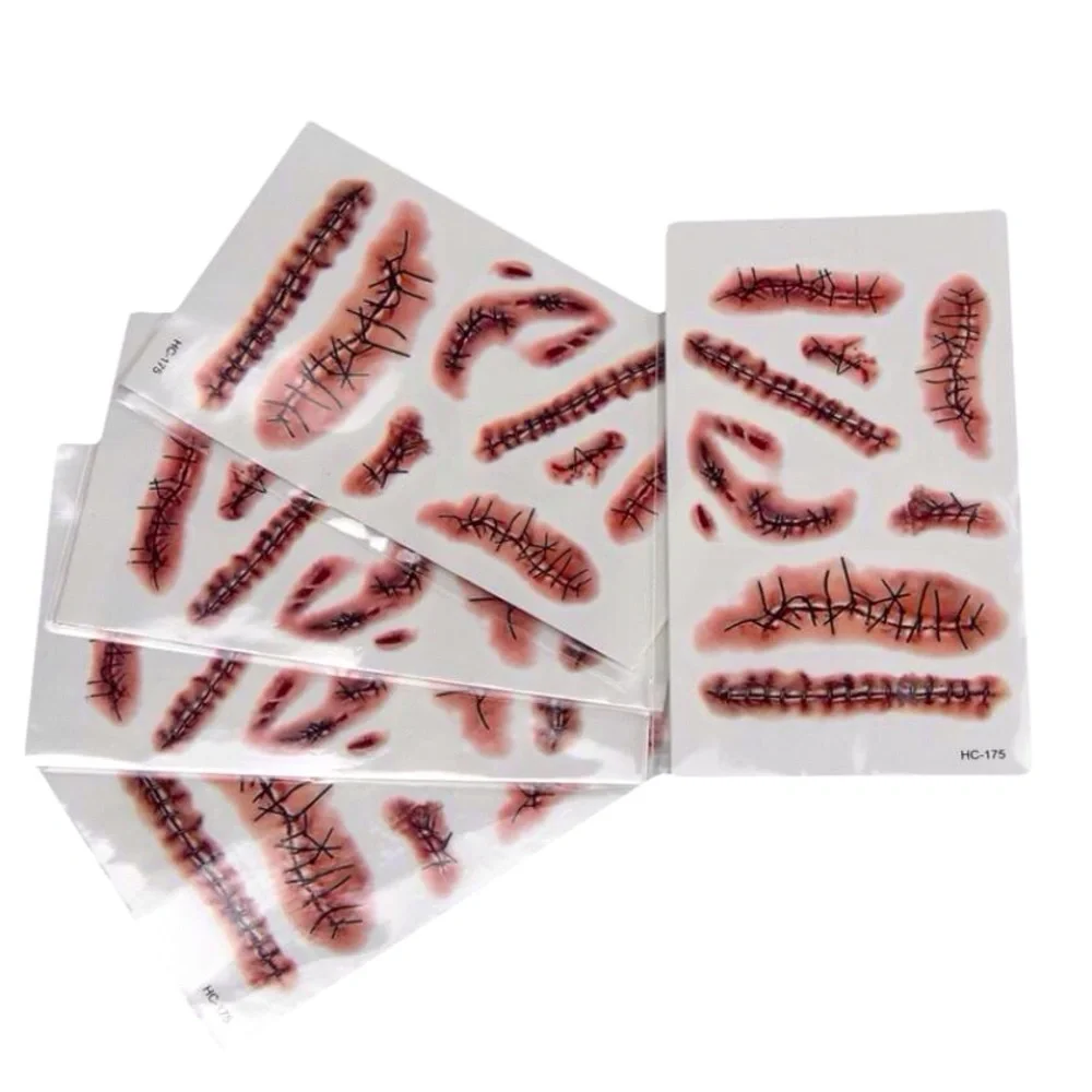 Flash Temporary Scars Tattoos 2 Pack